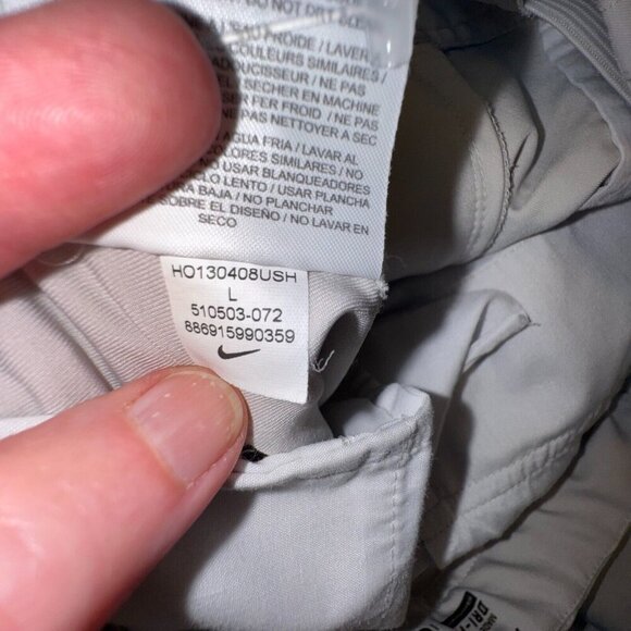 Nike Golf Tour Performance Dri-Fit Shorts / Women’s Large / Bermuda / Beige - Picture 6 of 7